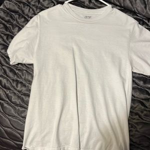 Plain white tee